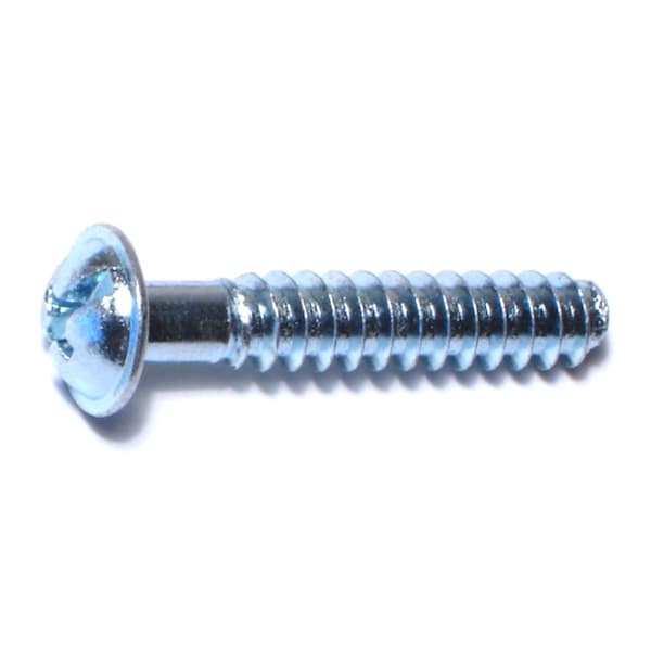 Midwest Fastener #12-24 x 1-1/4 in Combination Phillips/Slotted Round Machine Screw, Zinc Plated Steel, 35 PK 78024 - main